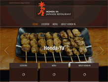 Tablet Screenshot of izakayahondaya.com